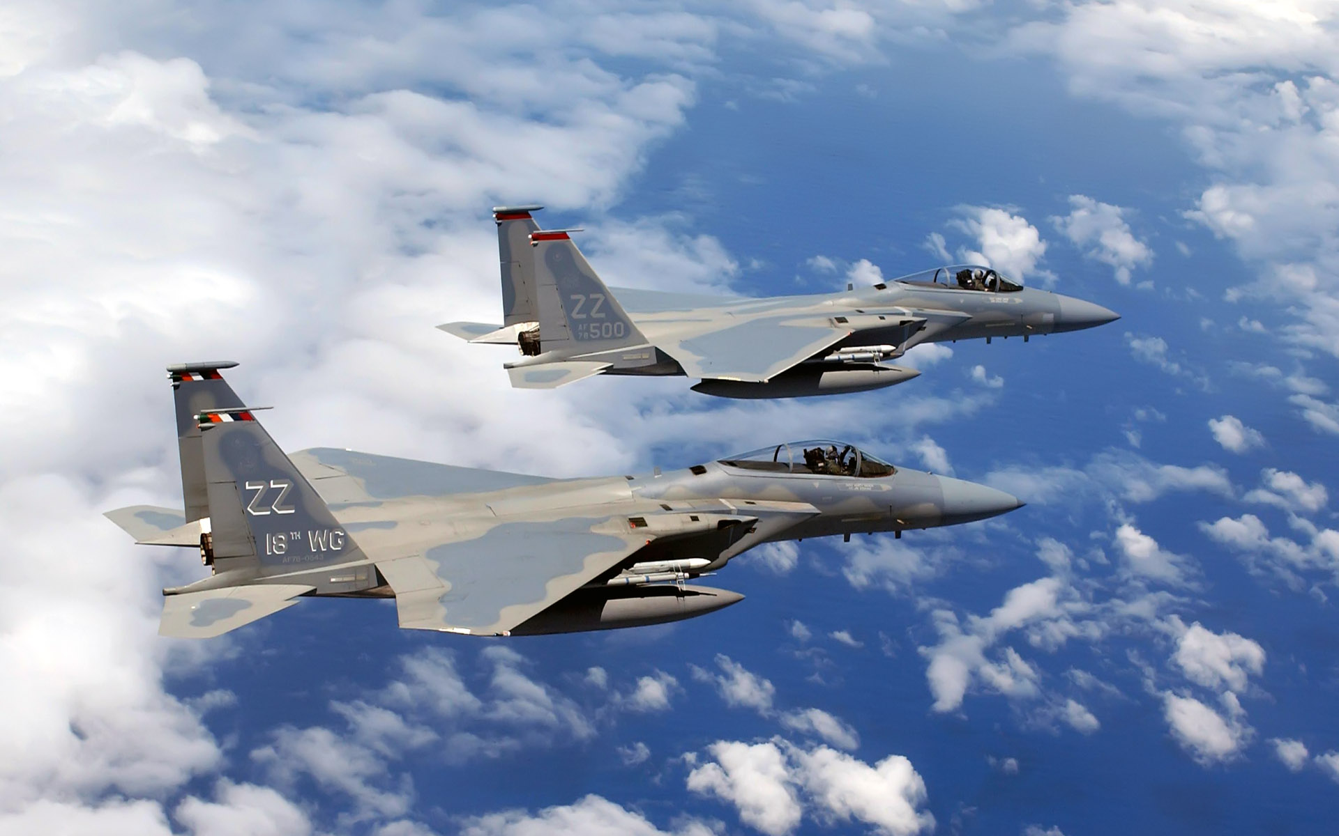 F 15C Eagles flies Over Okinawa892505601